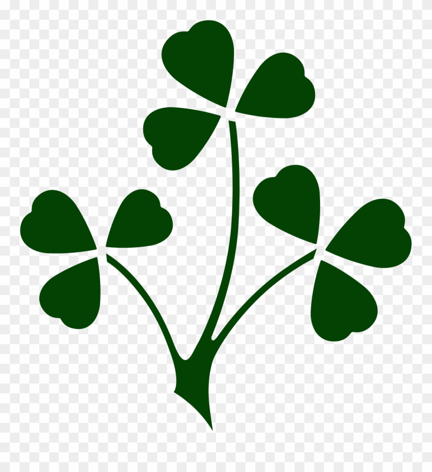 Celtic Shamrock Cliparts 18, Buy Clip Art - Ireland Shamrock - Png Download