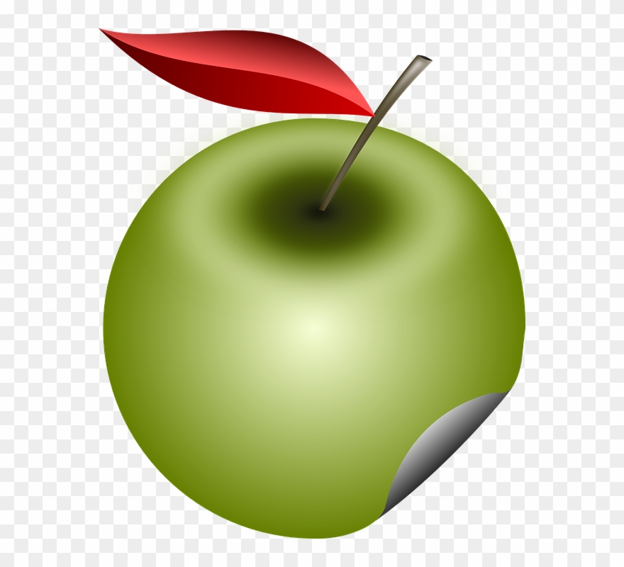Green Apple Clipart 15, Buy Clip Art - Pomme - Png Download