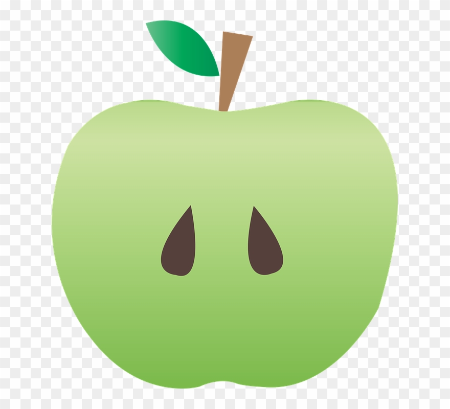 Green Apple Clipart 17, Buy Clip Art - Pit Appel - Png Download