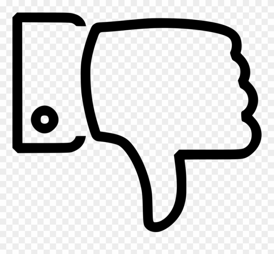 Thumb Signal Clipart Thumb Signal Clip Art - Hate Icon - Png Download