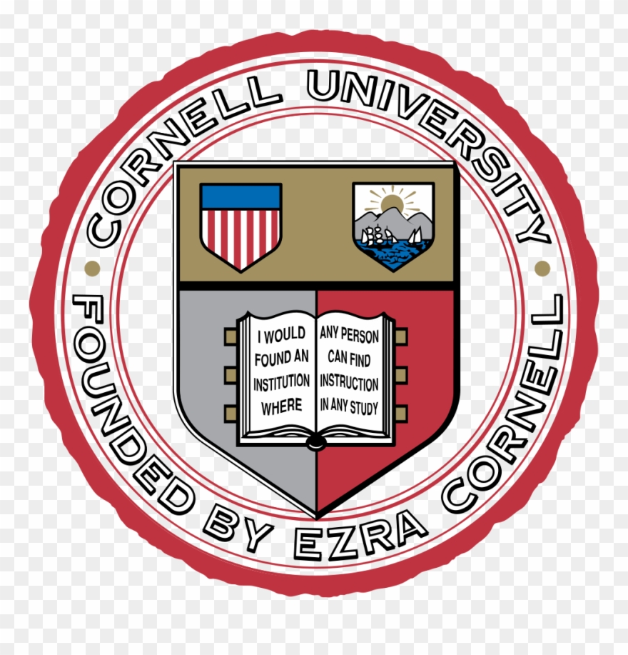 Founded In 1865 By Ezra Cornell, The Cornell University - Cornell University Seal Clipart