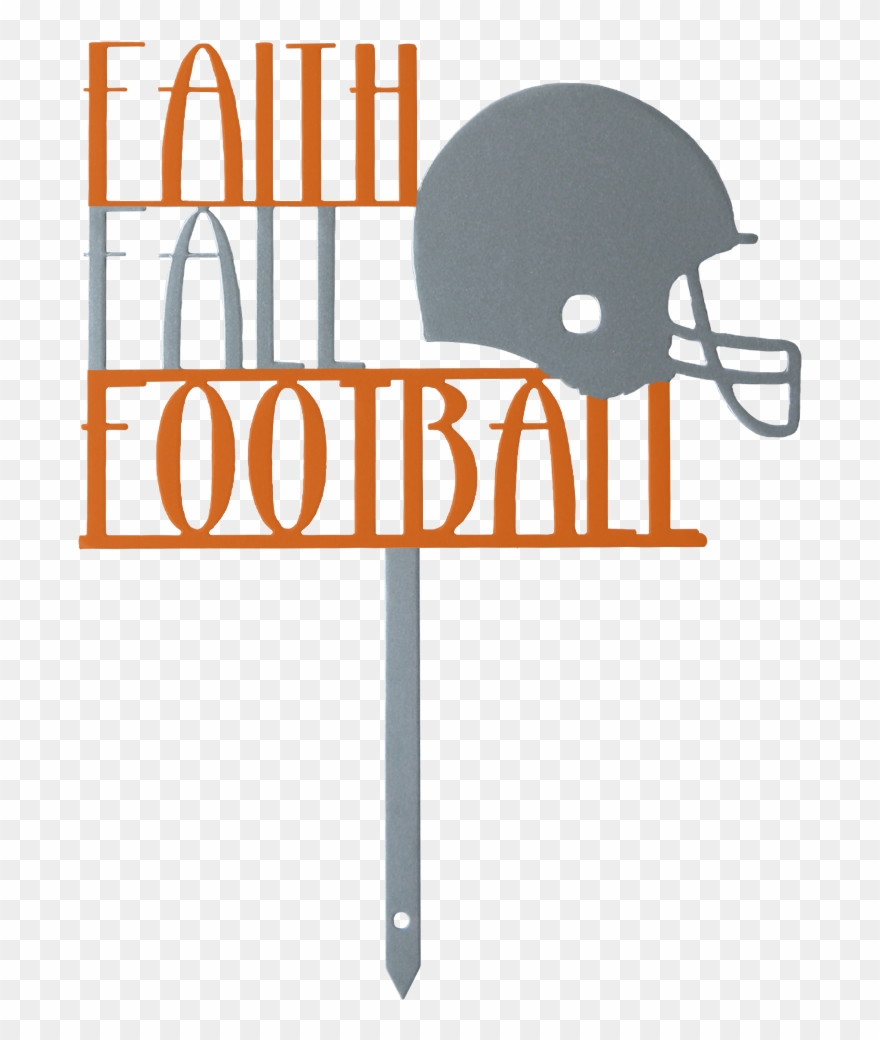 Faith Fall Football Custom Yard Sign With Helmet - Texas A&m Aggies Football Clipart