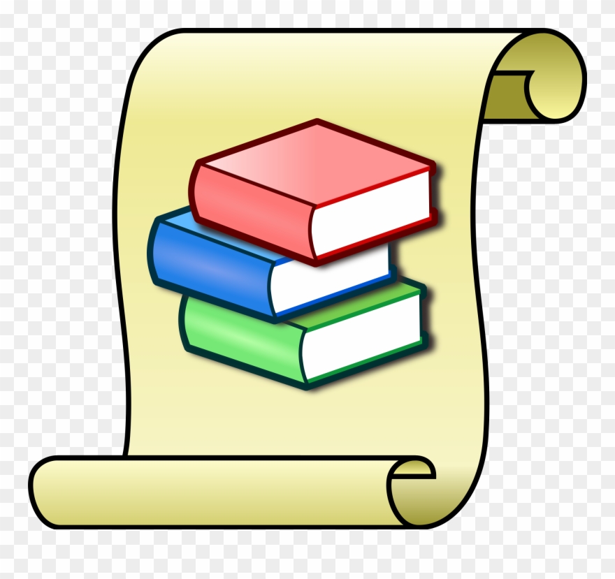 Library Diploma Clipart - Book - Png Download