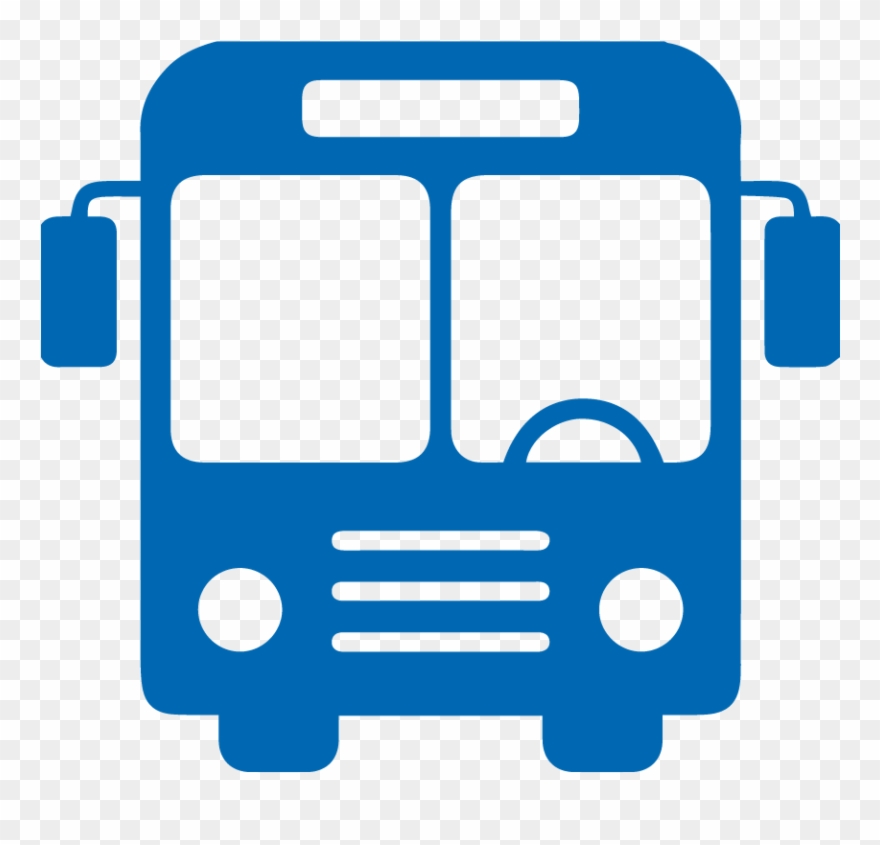 Bus Graphic - Blue Bus Icon Png Clipart