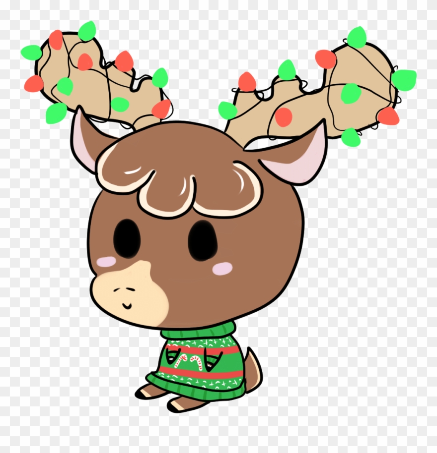 Mistletoe And Flakes Of Snow - Cute Christmas Gif Clipart