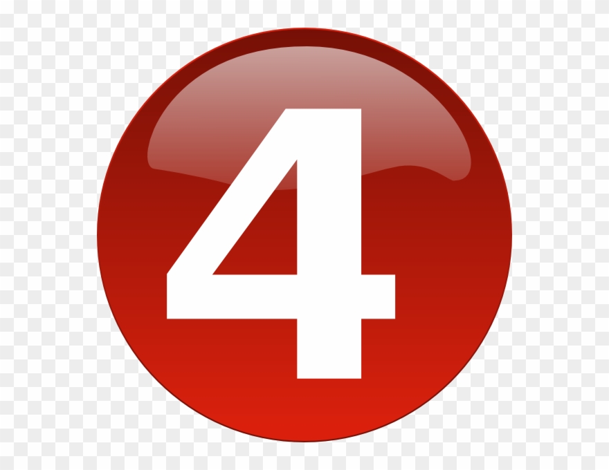 4 Clipart Red - Png Download