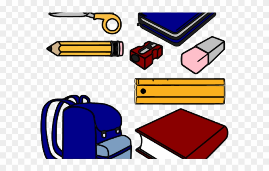 School Clipart Clipart Thing - School Supplies Clipart - Png Download