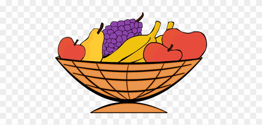 Thanksgiving Baskets Clipart - Fruits Clipart In A Basket - Png Download