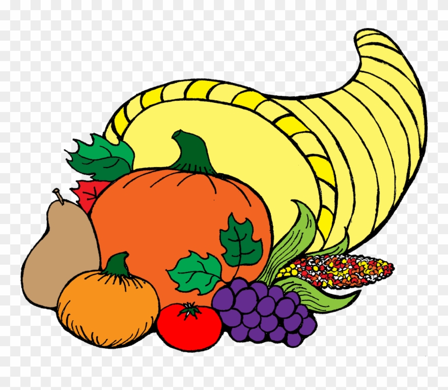 Cornucopia Thanksgiving Clip Art - Clip Art - Png Download