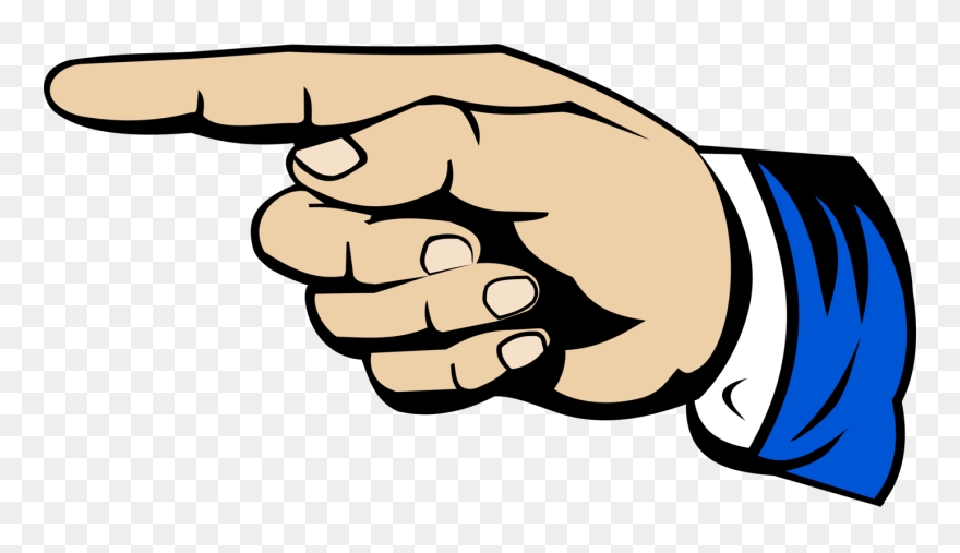 Clipart Resolution 1024*544 - Clip Art Pointing Finger - Png Download
