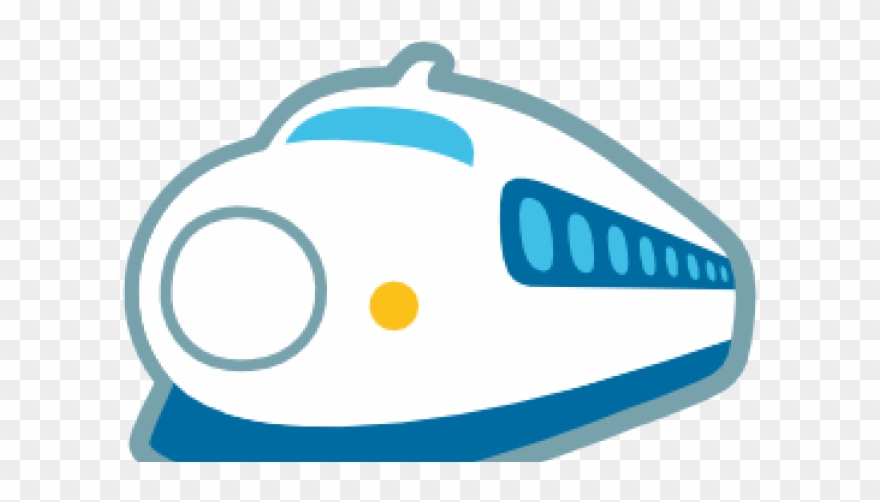 Bullet Clipart Speed - Train Emoji - Png Download