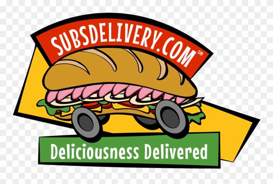 Sandwich Clipart Hoagie - Sub Delivery - Png Download