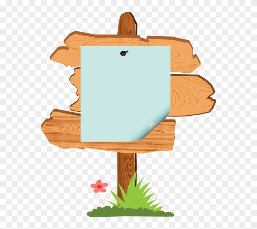 Pancartes - Wood Sign Age Clip Art - Png Download