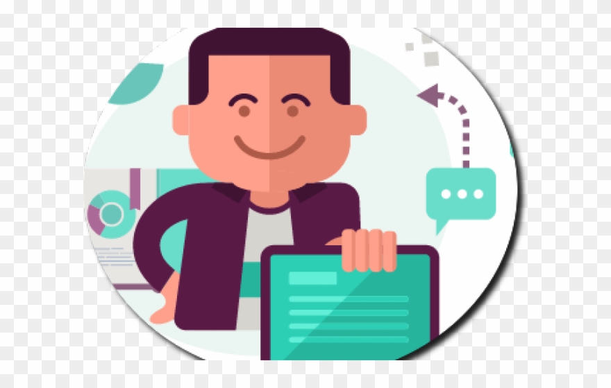 Networking Clipart Relationship Manager - Cartoon - Png Download