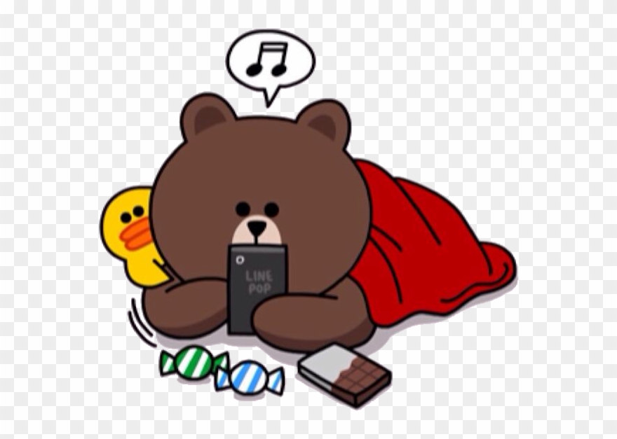 Line Sold $268 Million Worth Of Stickers Last Year - Line Sticker Brown Special Edition Clipart