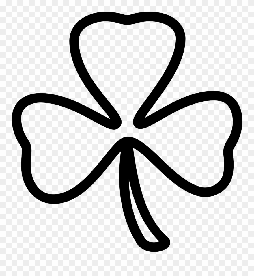 Picture Transparent Stock Icon Free Download Png And - Trebol De 3 Hojas Dibujo Clipart