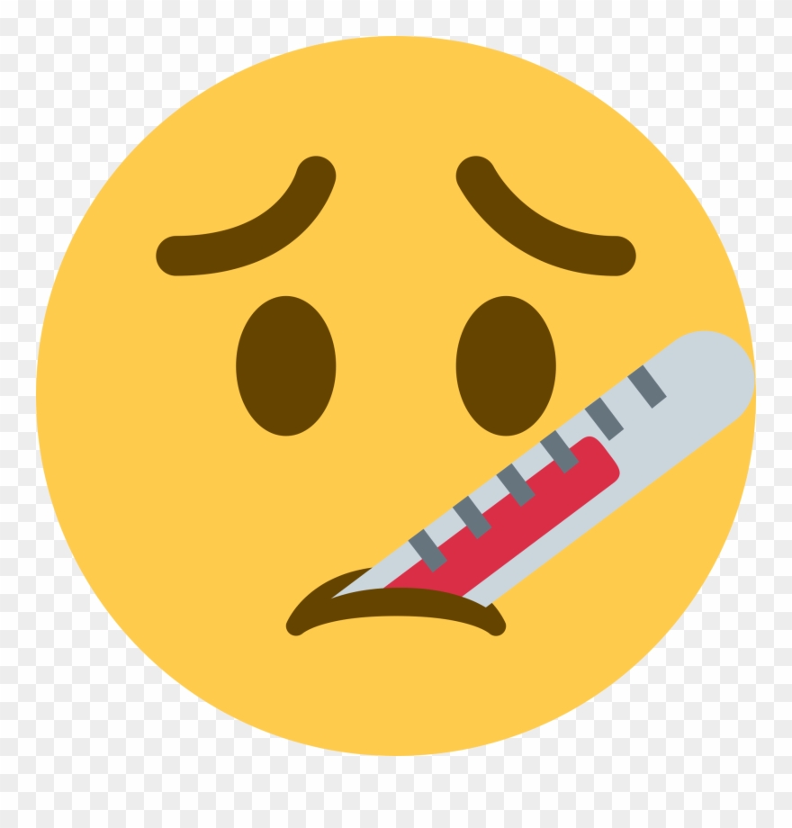Sick Emoji - Krank Emoji Clipart