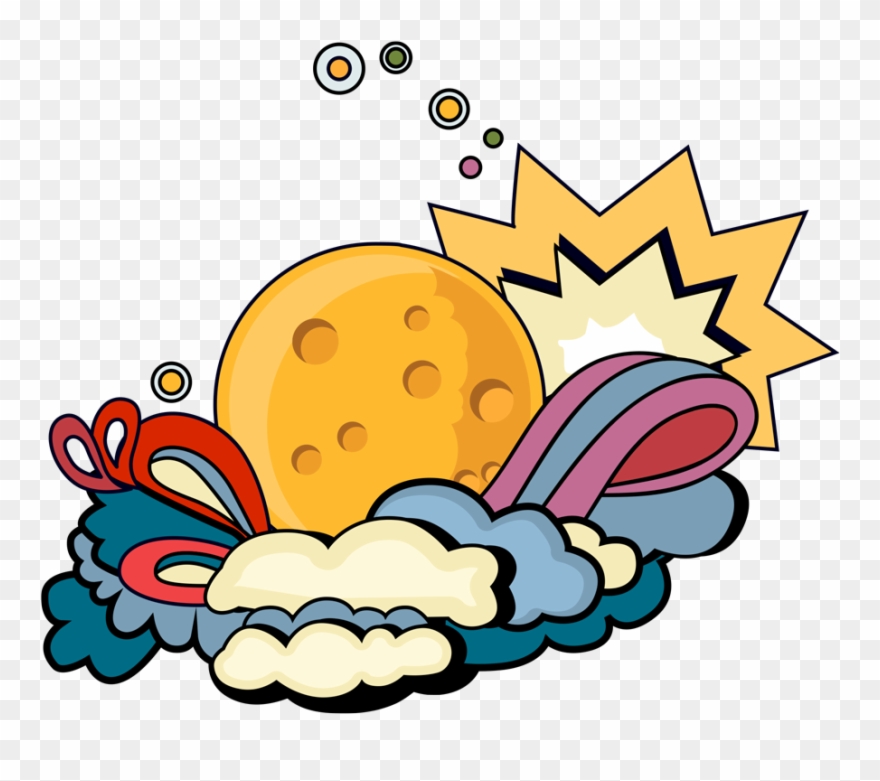 Lit Up Music Festival - Illustration Clipart