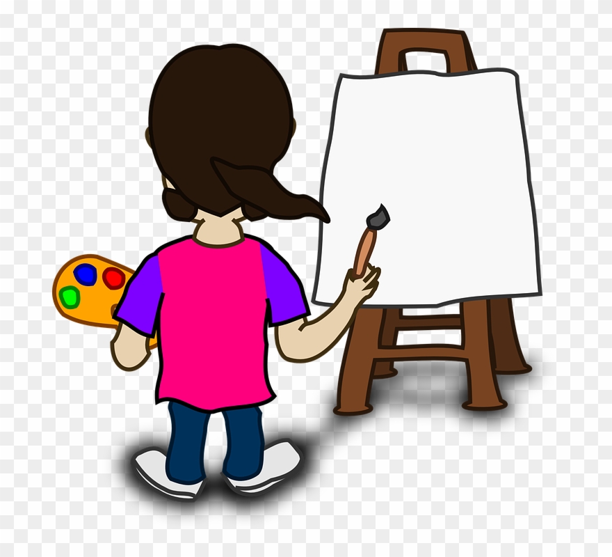 Cartoon Image Of Painting Clipart