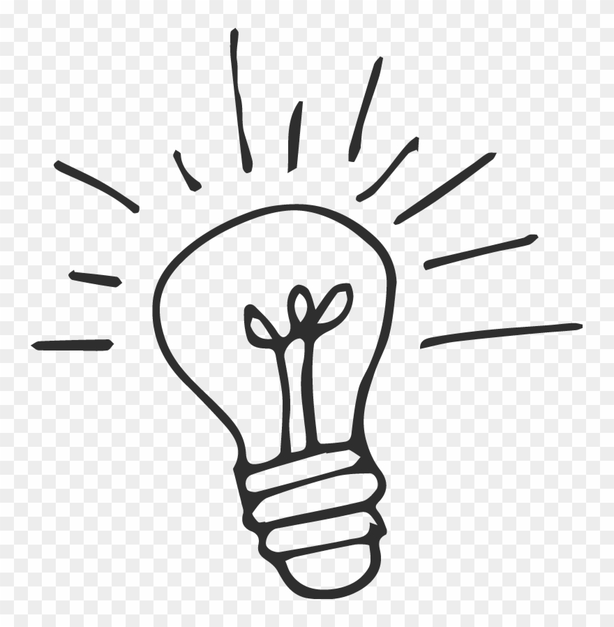 Bulb Drawing Spiritual Clip Art Download - Light Bulb Kids - Png Download