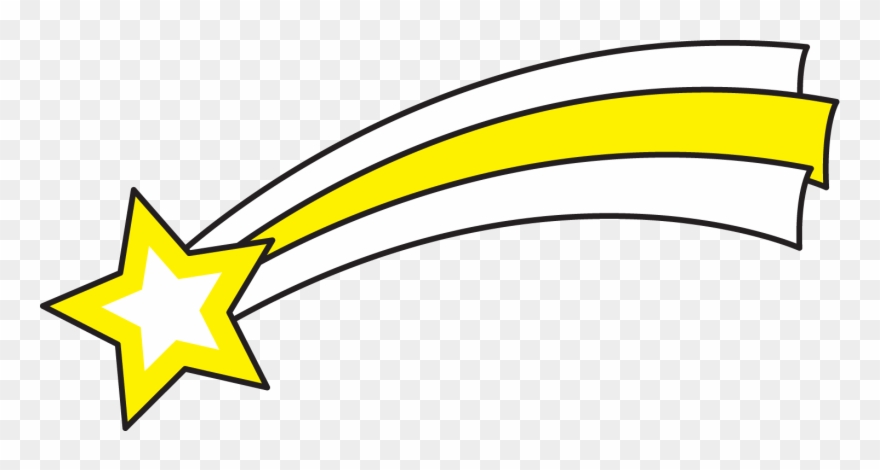 Outer Space Shooting Star Fre - Clip Art - Png Download