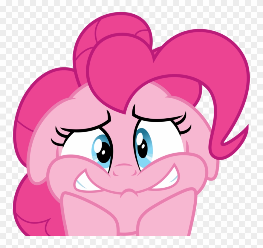 Download Pinkie Pie Are You Excited Clipart Pinkie - My Little Pony Pinkie Pie Face - Png Download