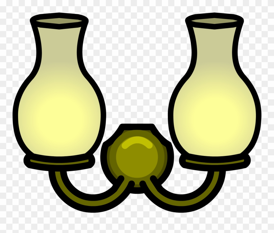 Image Double Wall Png Club Penguin Wiki - Club Penguin Wall Lamp Clipart