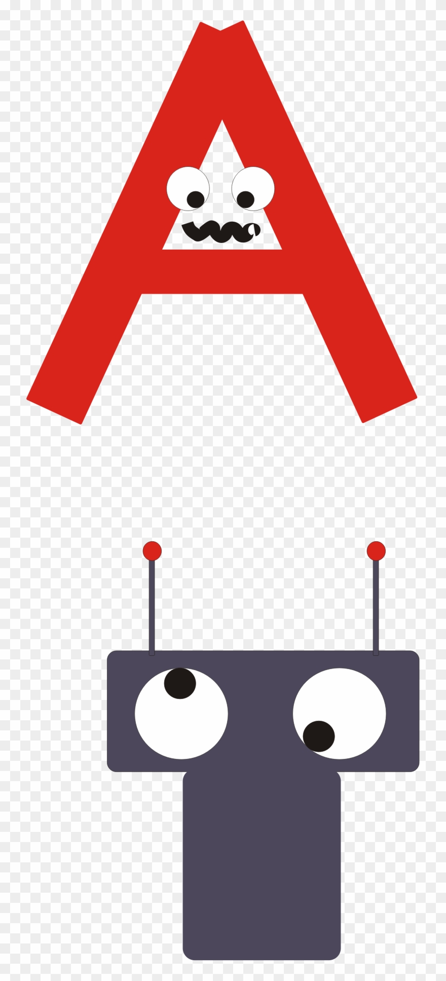 Big Image - Abjad A Lucu Clipart