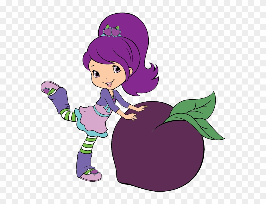 Plum Pudding - Berry Bitty Strawberry Shortcake Cartoon Clipart