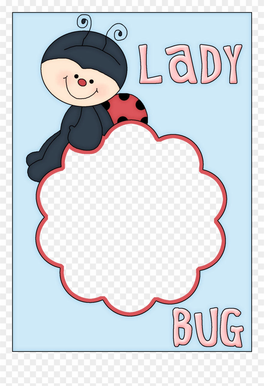 Ladybug Frame - Frame Ladybugs Png Clipart