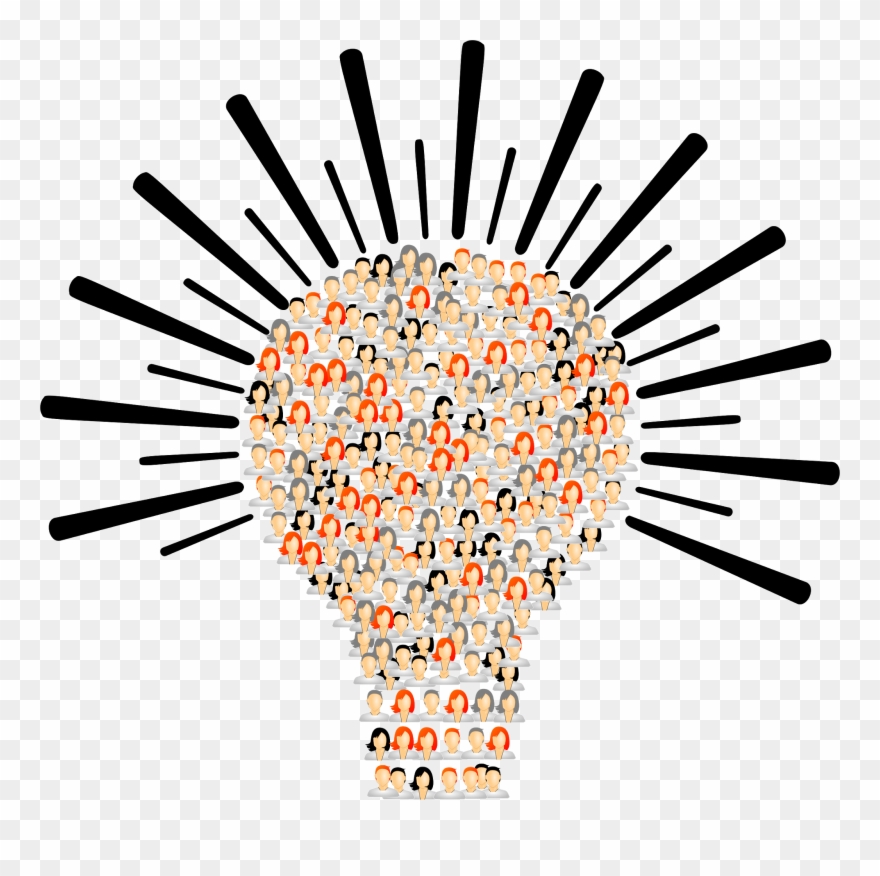 All Photo Png Clipart - Light Bulb And People Transparent Png