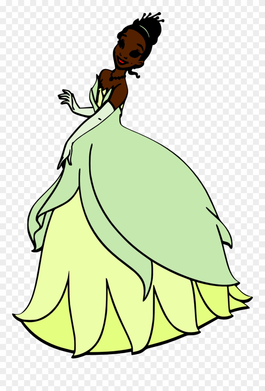 Crafting With Meek - Drawing Tiana Clipart