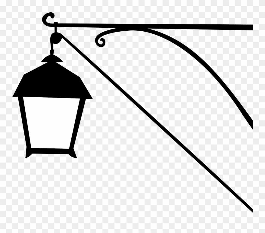 Street Lamp Silhouette Icons Png - Silhouette Black Clip Art Transparent Png