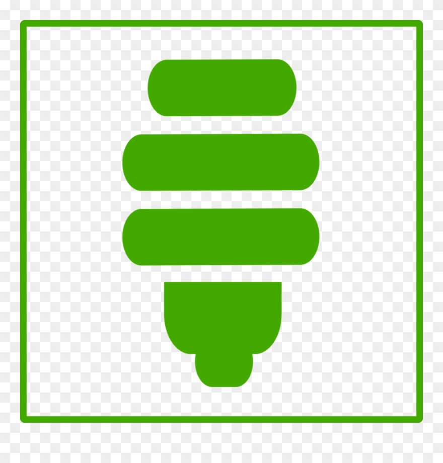Download Green Light Bulb Eco Png Clipart Incandescent - Desenho Lampada Verde Png Transparent Png