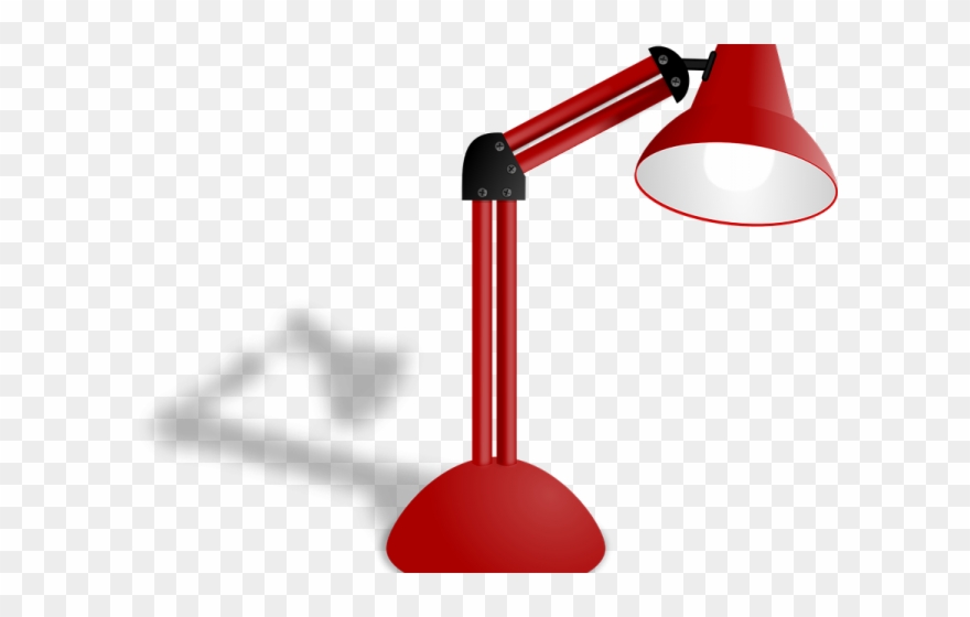 Lamp Clipart Desk Lamp - Clip Art - Png Download