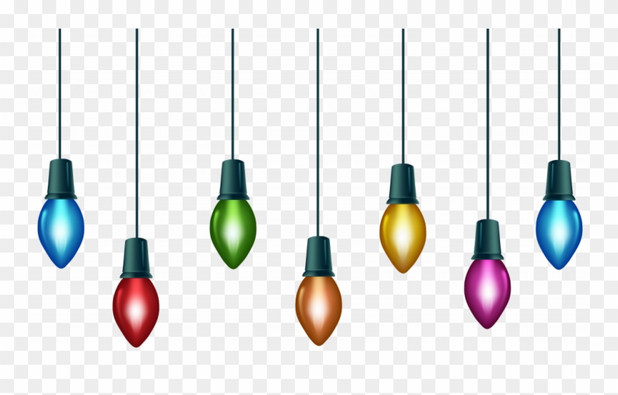 Awe Inspiring Strand Of Christmas Not Working - Hanging Christmas Lights Clipart - Png Download