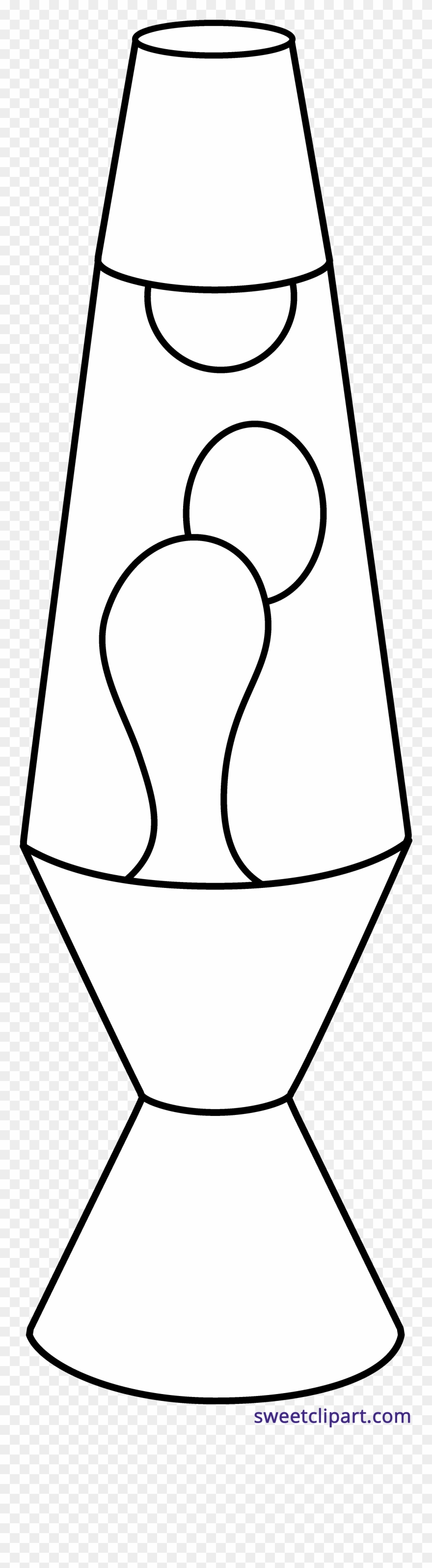 Clipart Lava Lamp - Lava Lamp Line Art - Png Download