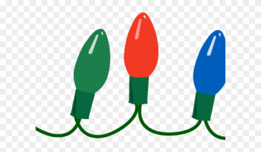 Light Bulb Clipart Border - Christmas Lights Clipart - Png Download