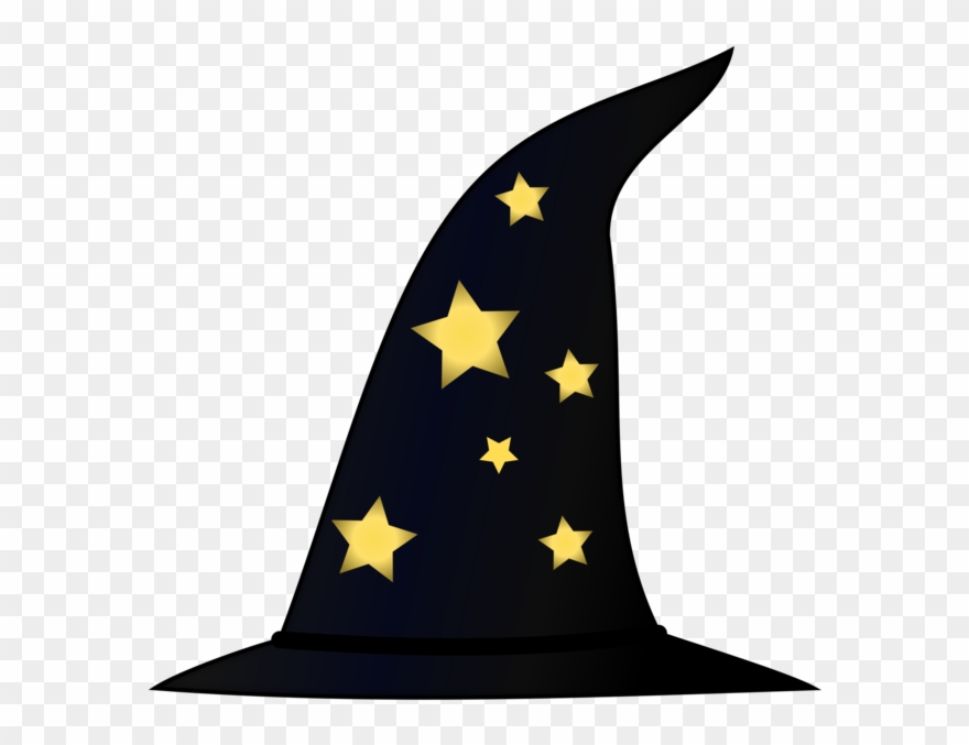 Witch Hat Clipart Witch Hat Magician Witchcraft Free - Magician Cap Clipart - Png Download