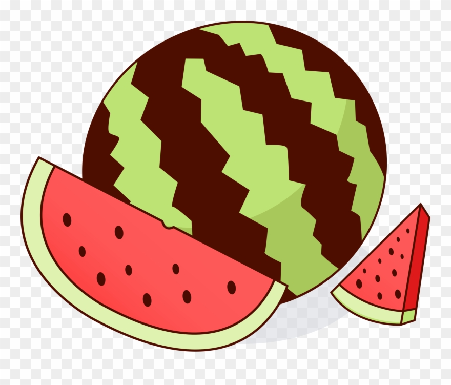 Clipart Watermelon - Watermelon Clipart - Png Download