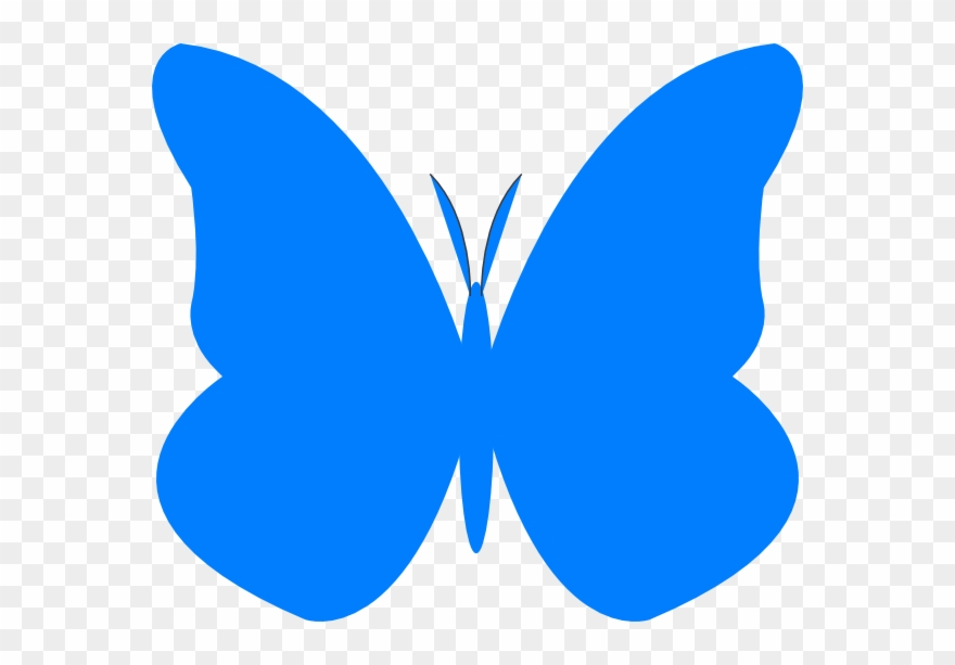 Bright Butterfly Clip Art At Clker Butterfly Clipart - Clip Art - Png Download