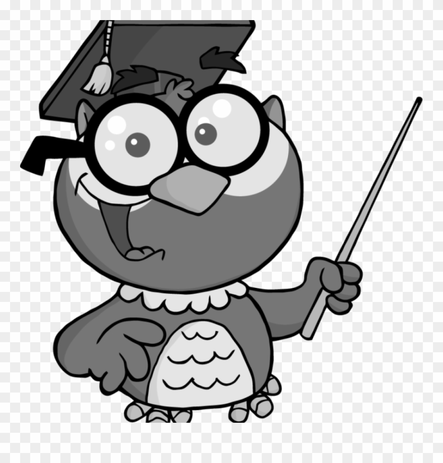 Smart Owl Clipart 19 Smart Owl Clip Freeuse Huge Freebie - Owl Teacher Clipart Transparent Background - Png Download