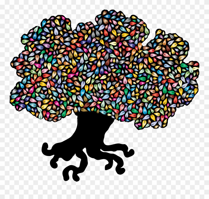 Leaf Tree Food Art Silhouette - Clip Art - Png Download