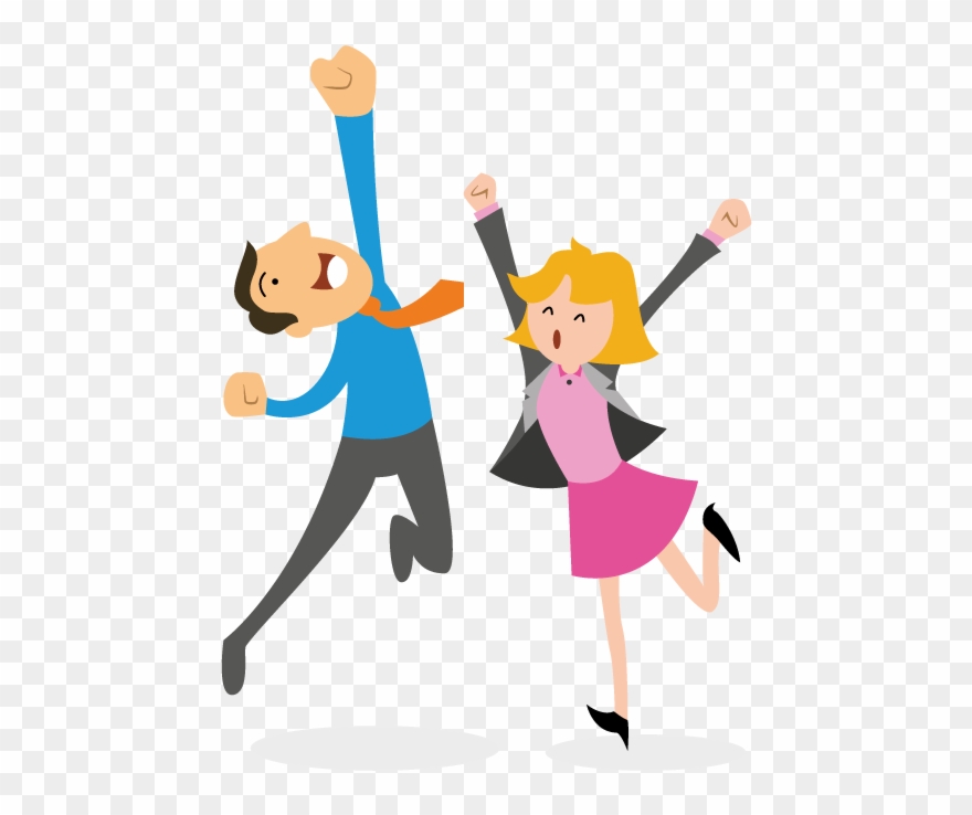 Happy Cartoon Person Clipart Transparent - Happy People Cartoon Png