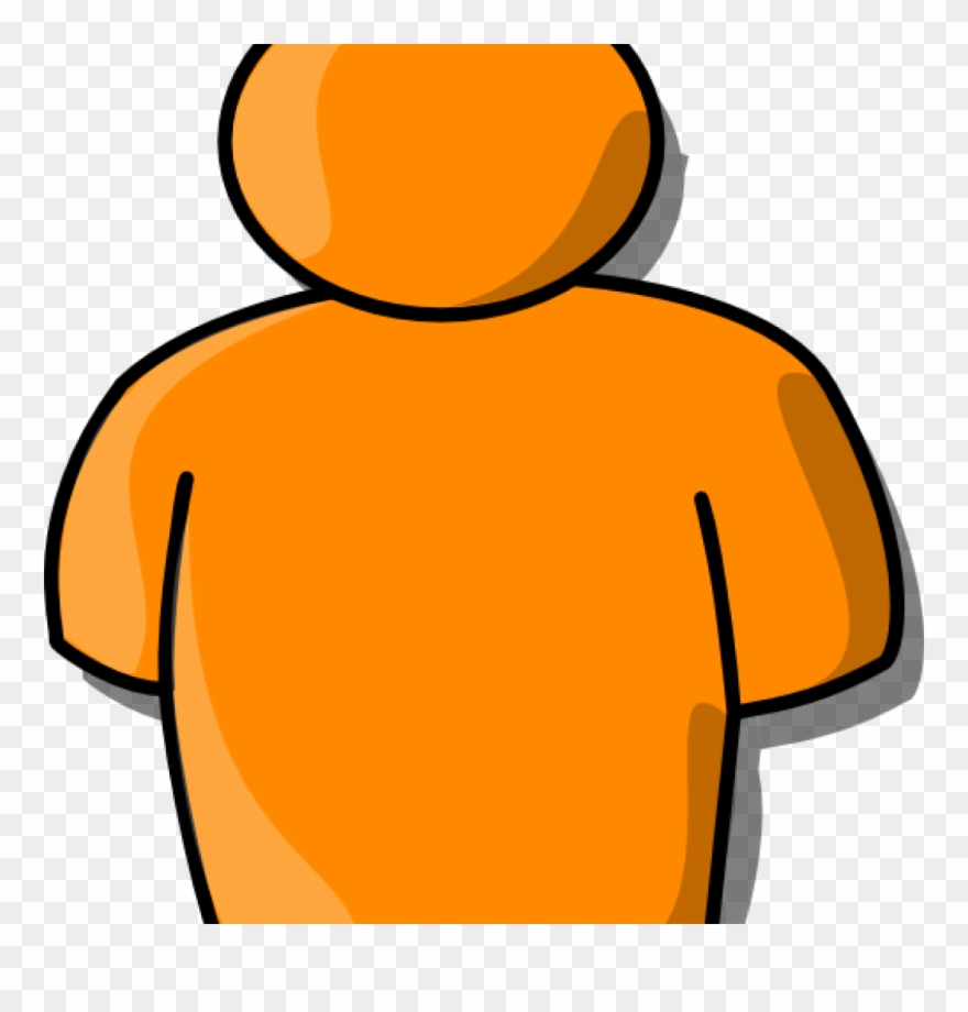 Person Clipart Orange Person Clip Art At Clker Vector - Clip Art - Png Download
