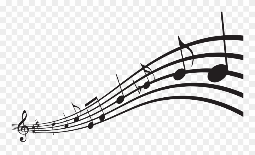 Music Notes On Bar Clipart