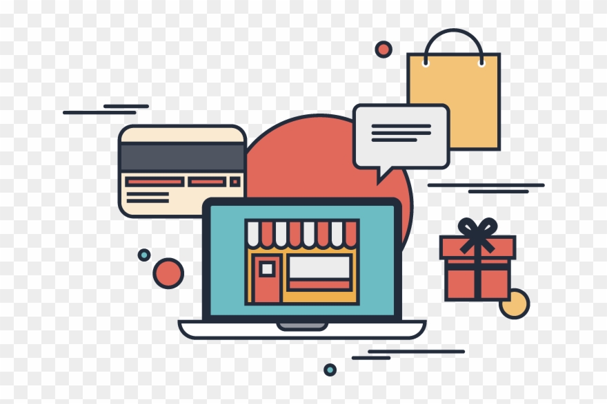 Sell Your Images In Wordpress With Envira Gallery - Online Shop Flat Design Clipart