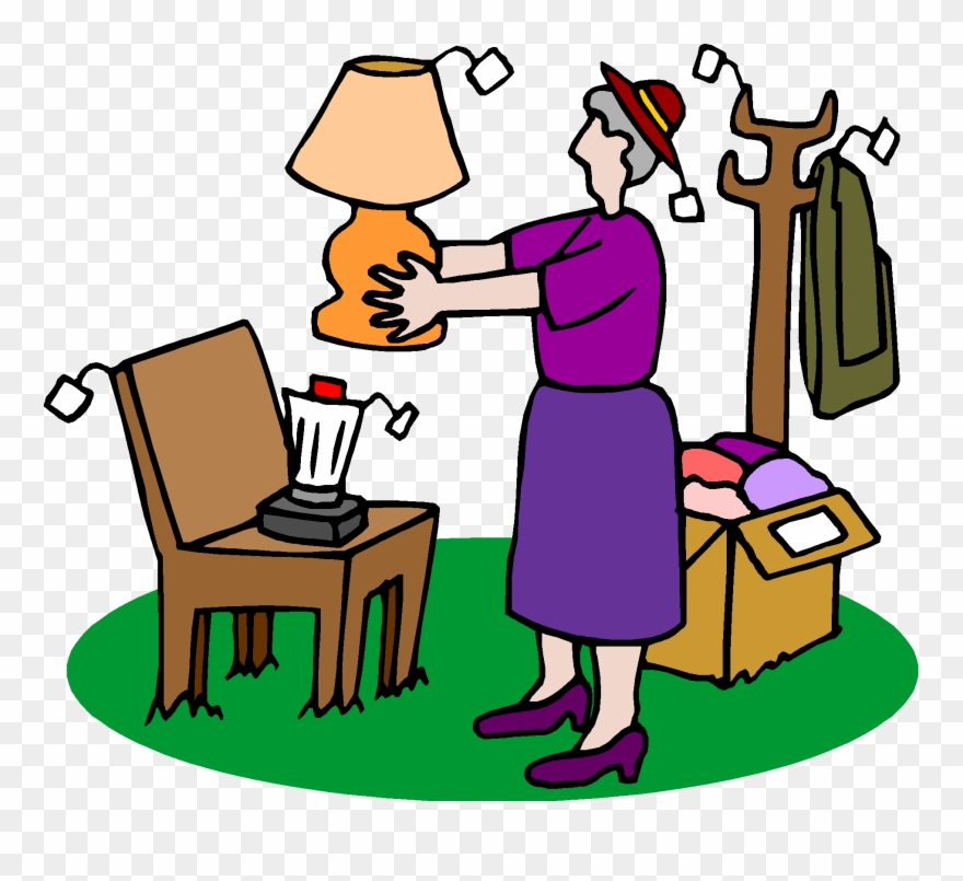 Spring Yard Sale, Plant Sale & Book Swap Town Center - Garage Sale Clip Art - Png Download