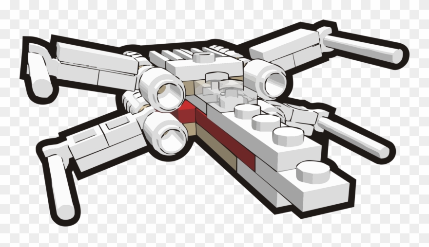 Tie Fighter Anakin Skywalker Lego Star Wars X-wing - X-wing Starfighter Clipart