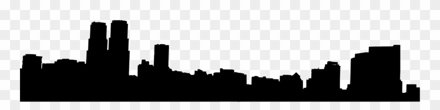 Skylines Drawing Silhouette - City Skyline Vector Png Clipart